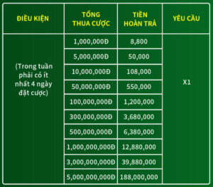 Thông tin khuyến mãi phao cứu trợ mỗi tuần